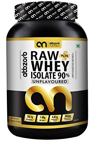 Abbzorb Nutrition Raw+ Whey Isolate 90% 29.7g