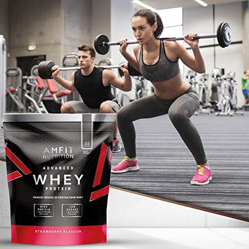 Amazon Brand - Amfit Nutrition Whey Protein Powder - 992 g (Strawberry) - Image 5