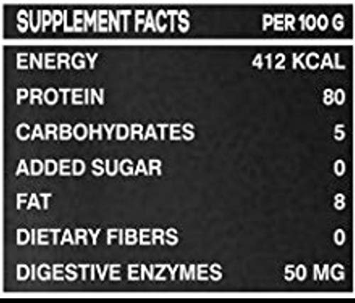 Arms Nutrition Natural Series Davisco Whey Protein Concentrate 2kg with Digestive Enzymes, (Unflavoured) (65+ Servings) - Image 4