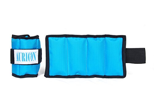 Aurion Wrist Weights 1 Kg x 2 Total 2 kg Home Gym Weight Bands perfect for fitness - Image 4