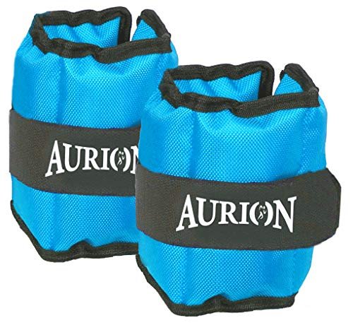Aurion Wrist Weights 1 Kg x 2 Total 2 kg Home Gym Weight Bands perfect for fitness