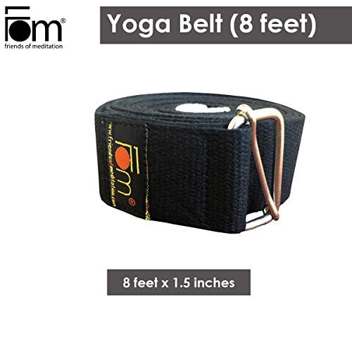 FOM (Friends of Meditation) Yoga Belt- Best for Daily Stretching, Yoga, Pilates, Physical Therapy, Fitness - Image 5