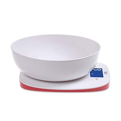 Generic 5Kg Digital Kitchen Scale and Food Scale with Free Bowl and Tare Function White - Image 4