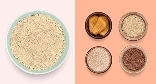 G growfit High Protein Flour 44% (1kg), Soy & Preservative Free, Boosts Immunity & Helps Build Muscle & Recovery, For Roti, Bread, Pizza, Cake etc, Contains Wheat, Oats Groats, Black Rice, Jackfruit, Amaranth, Flax and Pea protein ! - Image 6