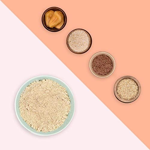 G growfit High Protein Flour 44% (1kg), Soy & Preservative Free, Boosts Immunity & Helps Build Muscle & Recovery, For Roti, Bread, Pizza, Cake etc, Contains Wheat, Oats Groats, Black Rice, Jackfruit, Amaranth, Flax and Pea protein ! - Image 7