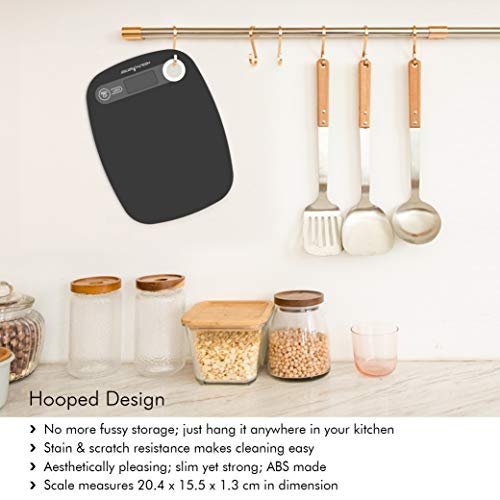 HealthSense KS40 Chef-Mate Ks 40 Digital Kitchen Food Weighing Scale with Tare Function - Image 4