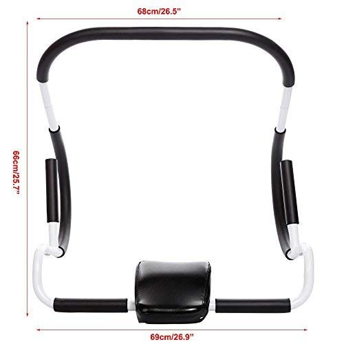 IRIS Fitness Ab Roller Abdominal Crunch Exercise Machine, Portable Crunch Trainer Workout Home Gym Equipment - Image 4