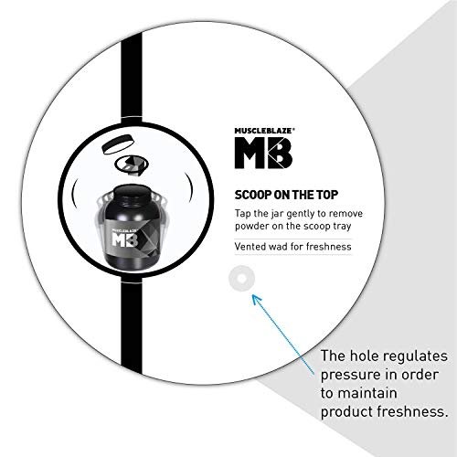 MuscleBlaze Biozyme Whey Protein (Ice Cream Chocolate, 1 kg / 2.2 lb, 30 Servings) - Image 6