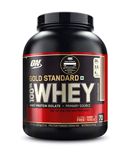 Optimum Nutrition (ON) Gold Standard 100% Whey Protein Powder 5 lbs, 2.27 kg (Mocha Cappuccino), for Muscle Support & Recovery, Vegetarian - Primary Source Whey Isolate - Image 2
