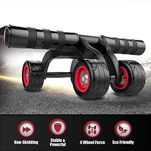 Piesome Anti Skid Wheel Total Body AB Roller Exerciser for Abdominal Stomach Exercise Training Equipment, Roller for Exercise, Excersice Roller, Fitness Roller for Exercise, Ab Roller for Men,Women - Image 5