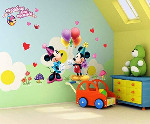 The Splash Vinyl Cartoons Wall Door Sticker, 19.68 x 27.55 Inches, Multicolour