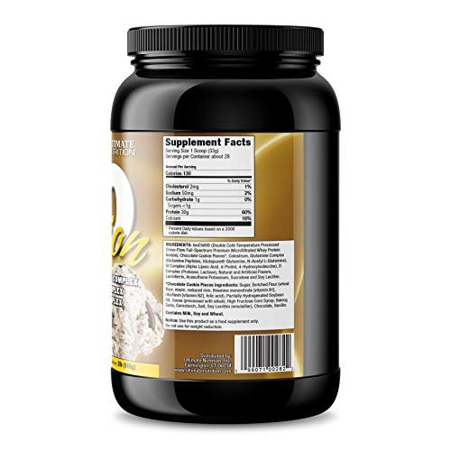 Ultimate Nutrition Protein Powder ISO Sensation - 907 g (28 Servings, Cookies and Cream) - Image 4