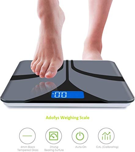 ADOFYS A-07G Digital Personal Weighing Scale with Temperature Power Display, Capacity 180kg/396lb - Image 3