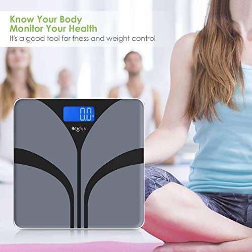 ADOFYS A-07G Digital Personal Weighing Scale with Temperature Power Display, Capacity 180kg/396lb - Image 6