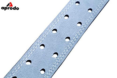 APRODO 4’’ Inch Wide Genuine Leather Weightlifting Belt Back Support Power Training Belt Workout Exercise Power-Lifting Squat Gym Belt for Men and Women - Image 6