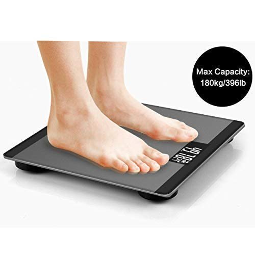 Adofys B-07g Electronic Thick Tempered Glass & LCD Display Electronic Digital Personal Health Body Weight Machine Weighing Scale,weight scale digital for human body,weight machine - Image 3