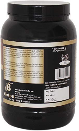 Bioton 100% Soya Protein Isolate (Vegan Protein) - 1 KG - Rich Chocolate - Image 4