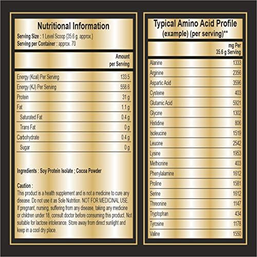 Bioton 100% Soya Protein Isolate (Vegan Protein) - 1 KG - Rich Chocolate - Image 6