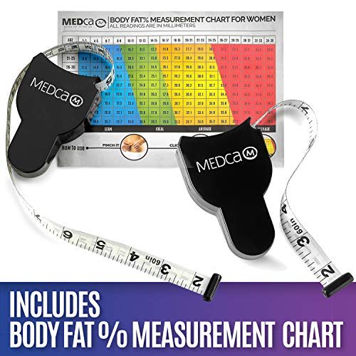 MEDca Body Tape Measure - (Black, 4 Pack, Inches and cm) - Image 4