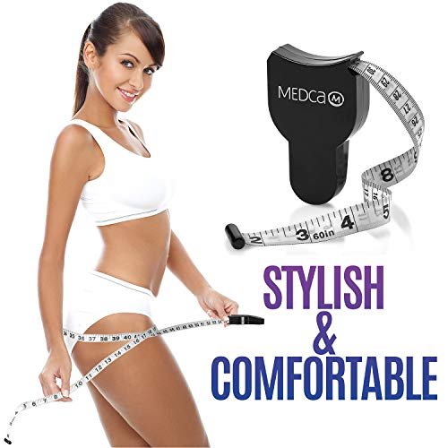 MEDca Body Tape Measure - (Black, 4 Pack, Inches and cm) - Image 8