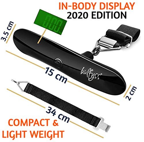 Bulfyss 50 Kgs Portable Hanging Digital Weighing Scale for Luggage (1 Year Warranty) - Image 4