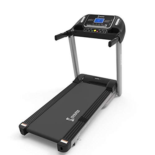 Cockatoo CTM-101 Stainless-Steel Manual Incline 2.5 HP - 5 HP Peak DC Motorised Treadmill for Home Use, Free Installation Assistance, Others (Black) Iso Certified