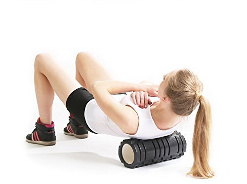FEGSY Foam Roller for Exercise, Fitness, Back Pain, Deep Tissue Massage, and Physiotherapy (Black) - Image 7