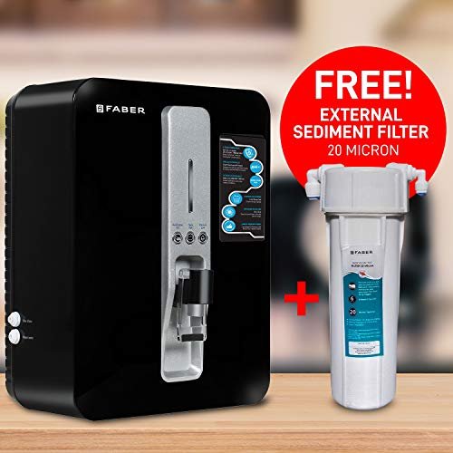Faber Neutron PRO PH Enhancer+MAT) 9 Stage, Water Purifier with Upto 2500 TDS, Black - Image 5