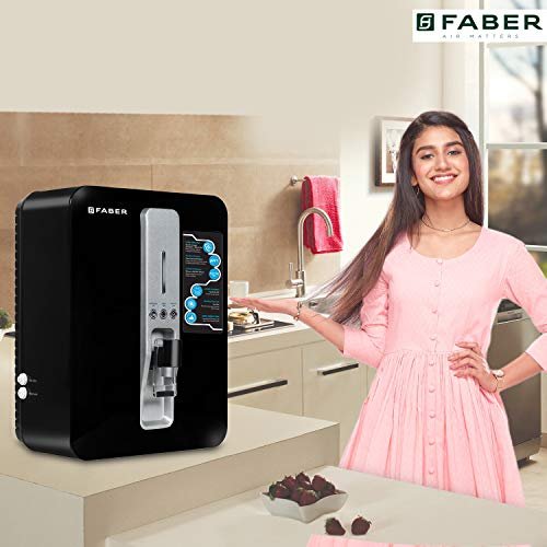 Faber Neutron PRO PH Enhancer+MAT) 9 Stage, Water Purifier with Upto 2500 TDS, Black - Image 6