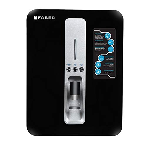 Faber Neutron PRO PH Enhancer+MAT) 9 Stage, Water Purifier with Upto 2500 TDS, Black