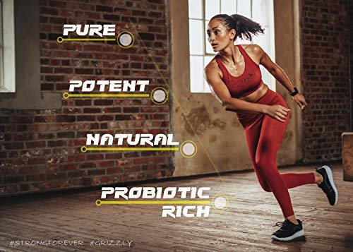 Grizzly Nutrition - 100% Virgin whey protein - with digestive enzymes & probiotics - 2.21lb-1kg - Image 4