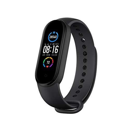 SILVERX M5 Smart Band – India’s No. 1 Fitness Band, 1.1-inch AMOLED Color Display, Magnetic Charging, 2 Weeks Battery Life, Personal Activity Intelligence (PAI), Women’s Health Trackingm