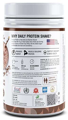 Mypro Sport Nutrition Daily Protein Shake 118 kcal Calories,25 Vitamin,Minerals & 7 Herbs,Provide Energy,Support Immunity & bone Health-For Men & Women Chocolate Milk Shake Flavor -400Gm-40 Servings - Image 6