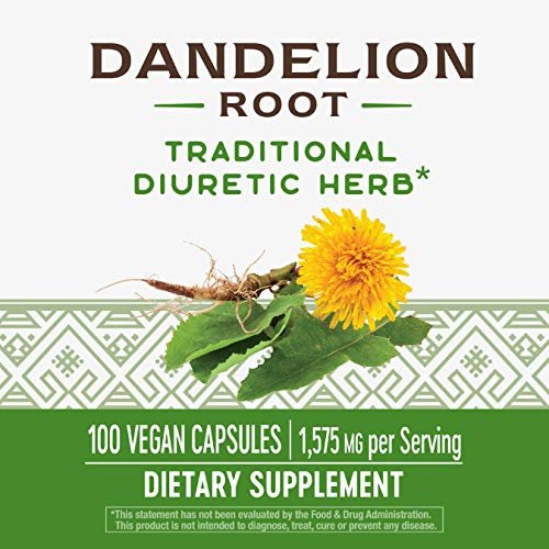Nature's Way Dandelion Root - 1,575 MG per Serving 100 Vegan Capsules - Image 5