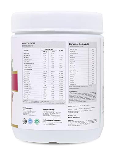 OZiva Protein & Herbs, Women, (Natural Protein Powder with Ayurvedic Herbs like Shatavari, Giloy, Curcumin & Multivitamins for Better Metabolism, Skin & Hair) Chocolate,500g - Image 4