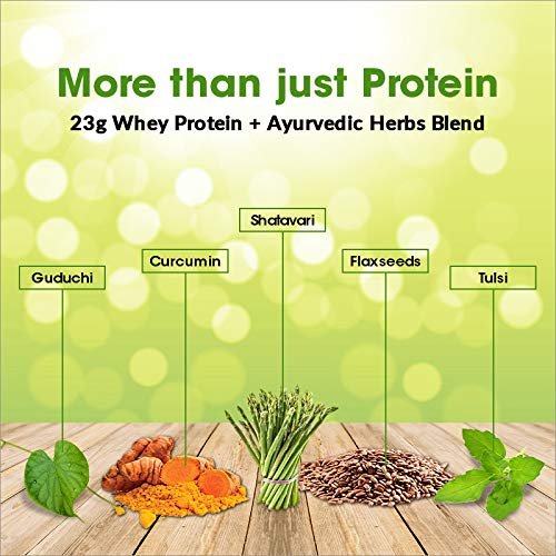OZiva Protein & Herbs, Women, (Natural Protein Powder with Ayurvedic Herbs like Shatavari, Giloy, Curcumin & Multivitamins for Better Metabolism, Skin & Hair) Chocolate,500g - Image 5