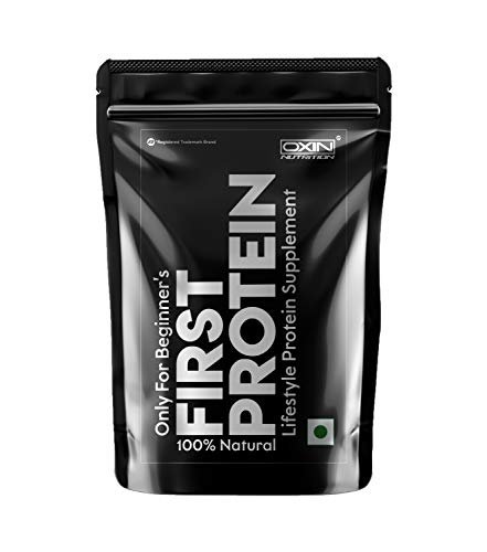 Oxin Nutrition My First Protein Supplement Powder - Beginners Protein Powder With Whey & Pea - Banana Milkshake - 2lbs / 30 Servings