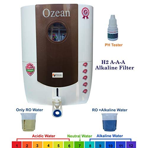 Ozean 12 LTR Alkaline RO+UV+UF+TDS Water Purifier For Home with Free Testing Kit - Image 3