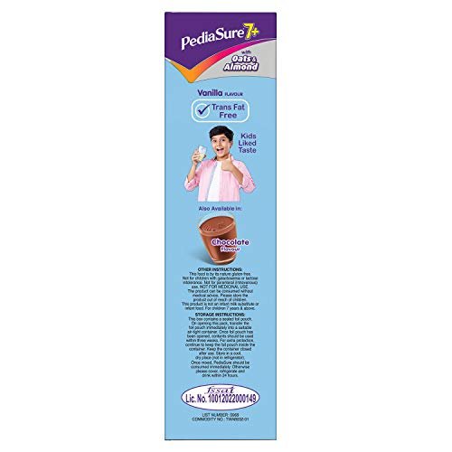 Pediasure 7+ Specialized Nutrition Drink Powder for Growing Children Vanilla Flavour 400 gm - Image 4