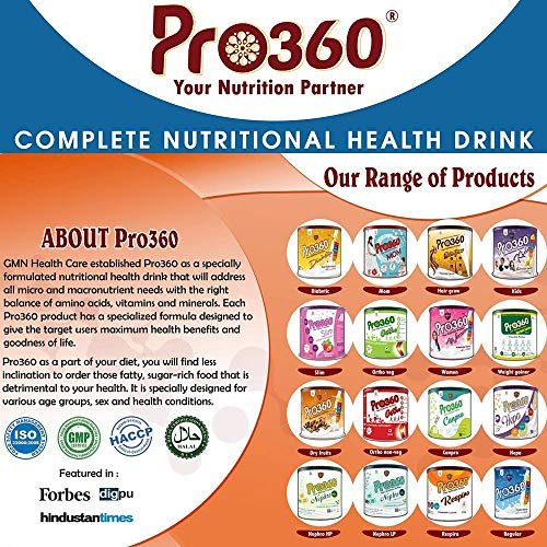 Pro360 Slim Weight Management Meal Replacement Protein Shake (Strawberry Flavour) No Added Sugar, Dietary Supplement For Men & Women, 500Gm - Image 7