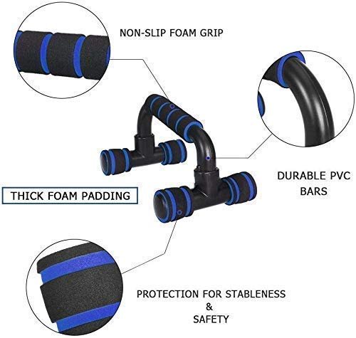 Rexez Push Up Bars Stand with Foam Grip Handle for Chest Press, Home Gym Fitness Exercise, Strength Training, Push Up Bar, Push Up Bars Men and Women (Push Up Barz) - Image 8