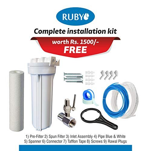 Ruby Alkaline Black Water Purifier with Copper + RO + UF + UV + TDS Control 12 Litres Storage & One TDS meter free - Image 4