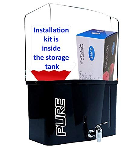 Ruby Alkaline Black Water Purifier with Copper + RO + UF + UV + TDS Control 12 Litres Storage & One TDS meter free - Image 5