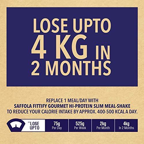 Saffola FITTIFY Gourmet Assorted Flavors, Saffola Fittify Gourmet Hi Protein Slim Meal-Shake, Meal Replacement with 5 superfoods, 420 gm (Swiss Chocolate & Pistachio Almond) COMBO OFFERS - Image 8