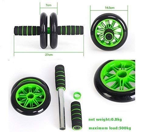 TYZAG Power by Anti Skid Abdominal Ab Roller Exercise Wheel with Knee Mat for Stomach Exercise Training and Exercise Fitness Gym Equipment Accessory Fitness for Man and Woman - Image 4