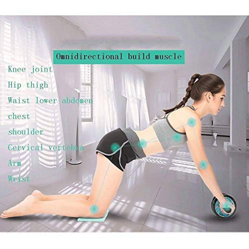 TYZAG Power by Anti Skid Abdominal Ab Roller Exercise Wheel with Knee Mat for Stomach Exercise Training and Exercise Fitness Gym Equipment Accessory Fitness for Man and Woman - Image 5
