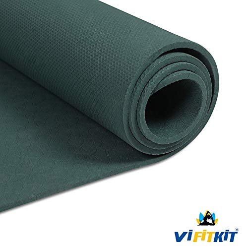 VIFITKIT Extra Cushion Soft Texture Yoga Mats For Home Gym & Outdoors with free Carrying Bag - Image 8