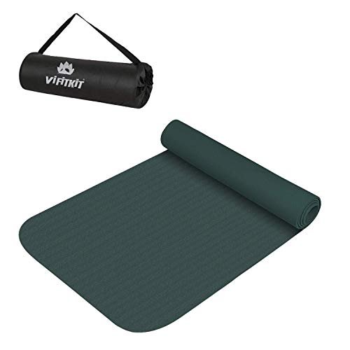 VIFITKIT Extra Cushion Soft Texture Yoga Mats For Home Gym & Outdoors with free Carrying Bag