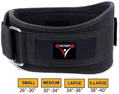 Victory Fitness Combo 4.5’’ Inch Wide Weightlifting Gym Belt & Back Support and Gym Glove Leather Palm with Net (Black) - Image 3