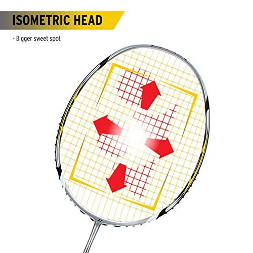 YONEX Arcsaber 7 Professional Graphite Badminton Racquet with Full Cover (Yellow) - Image 8